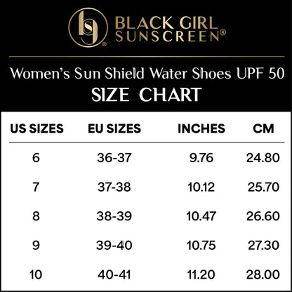 Sun Shield Water Shoes UPF 50